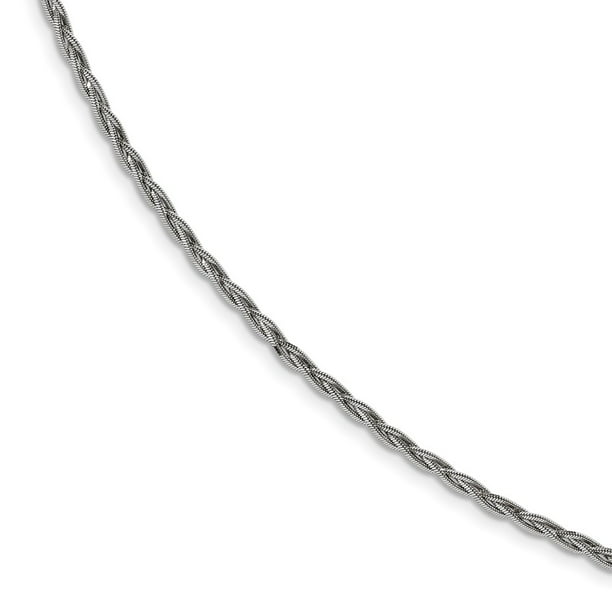 with Secure Lobster Lock Clasp Solid 925 Sterling Silver 2mm Rolo Chain Necklace 